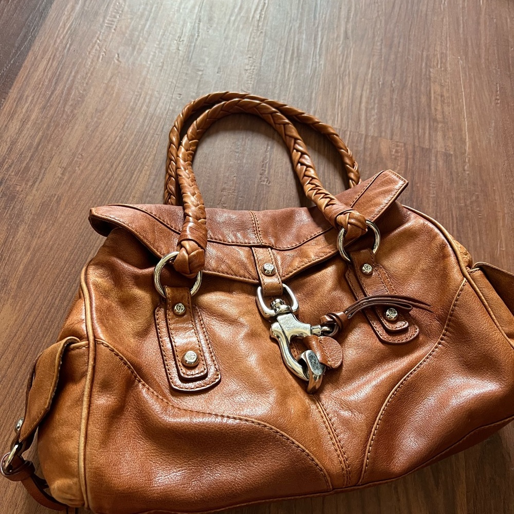 Francesco biasia brown satchel